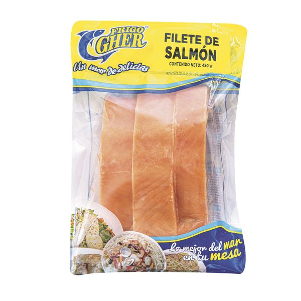 Filete de Salmón Frigogher x 450 Gr
