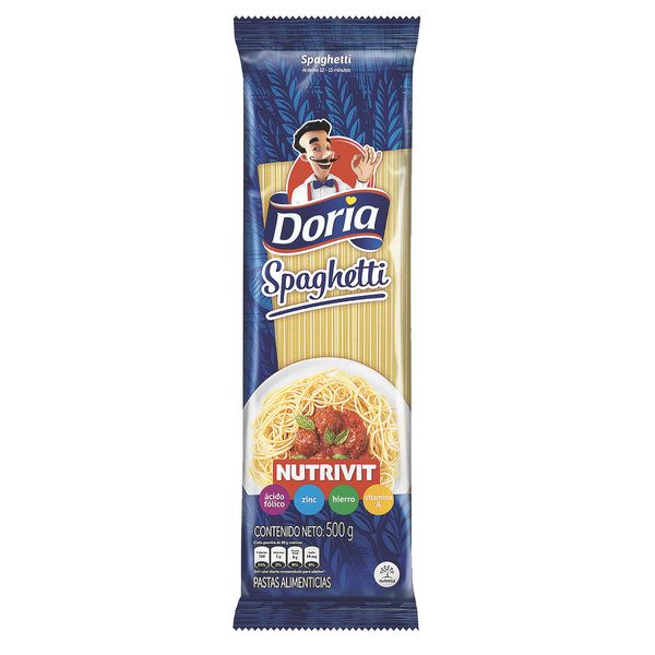 Pasta Clásica Spaghetti Doria x 500 G.