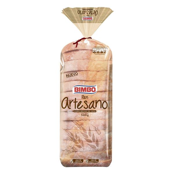 Pan Artesano Blanco Bimbo 500 G