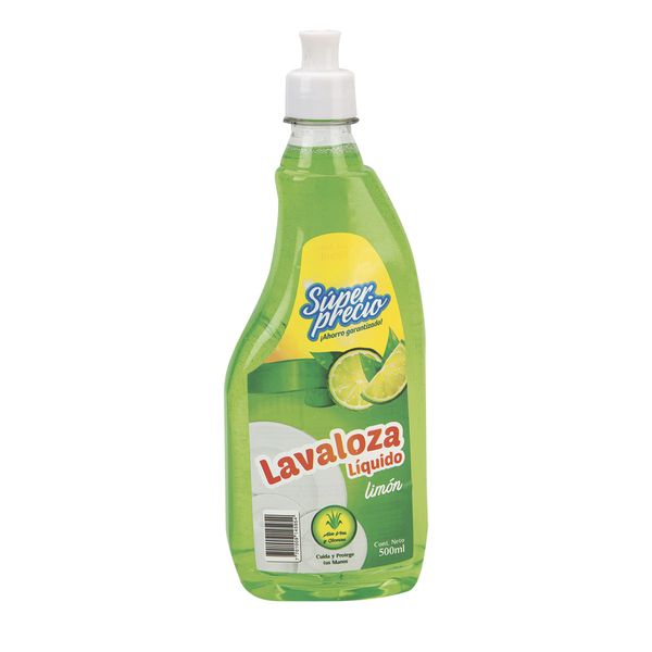Lavaloza Líquido Limón Súper Precio x 500 Ml