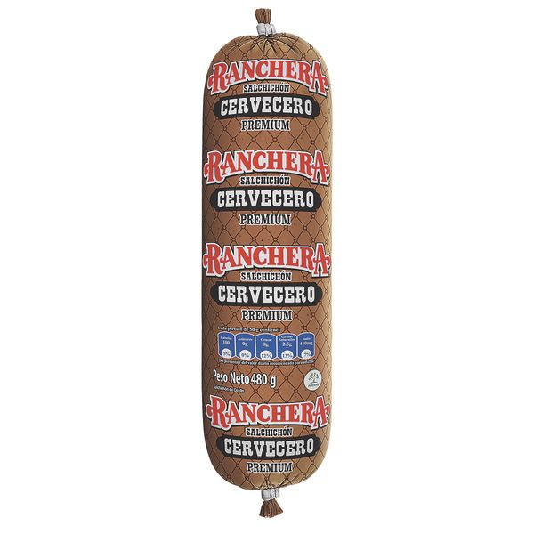 Salchichón Cervecero Premium Ranchera x 480Gr
