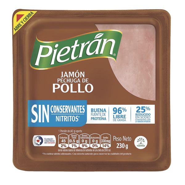 Jamón de Pollo Pietrán x 230Gr