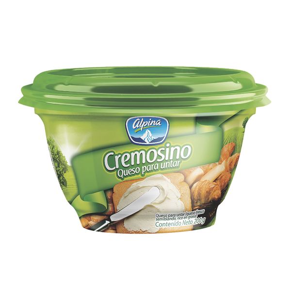 Queso Crema Esparcible Alpina x 200Gr