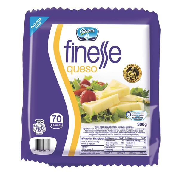 Queso Finesse x 300Gr