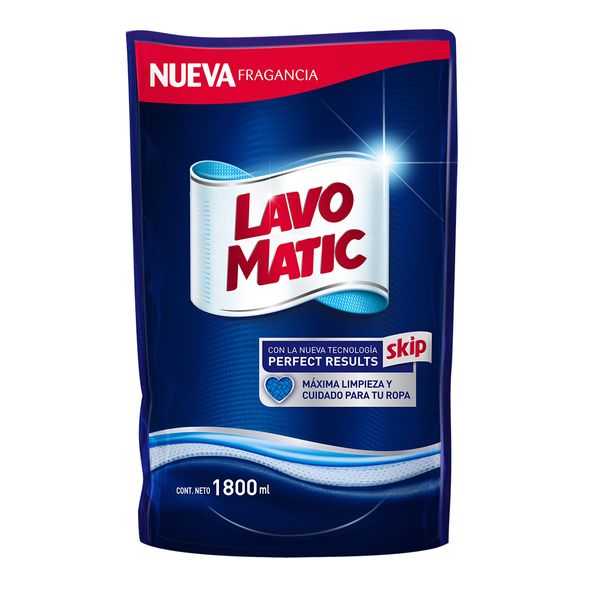 Detergente Líquido Lavomatic Doy Pack 1800ML