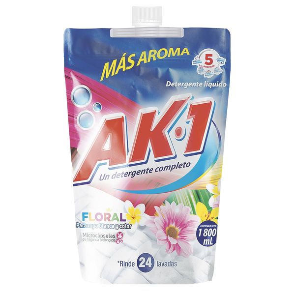 Detergente Líquido AK-1 Doy Pack 1800 ML