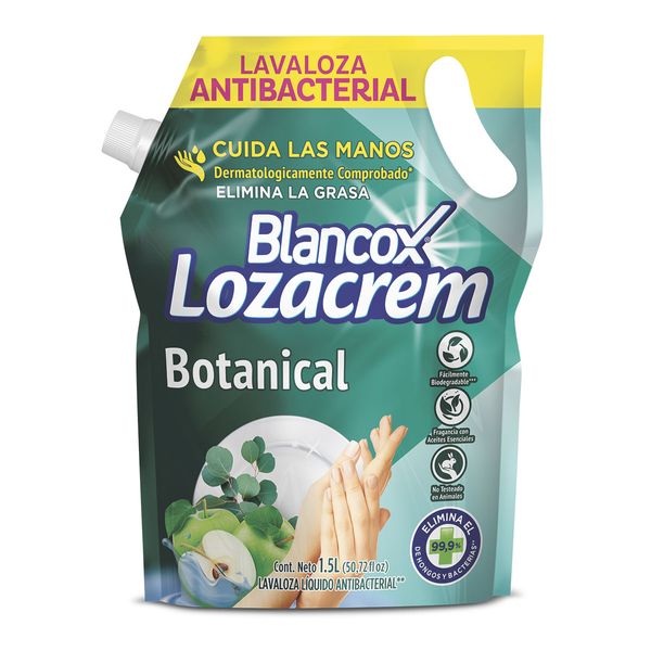 Lavaloza líquido Blancox Lozacrem Botanical 1500 ML