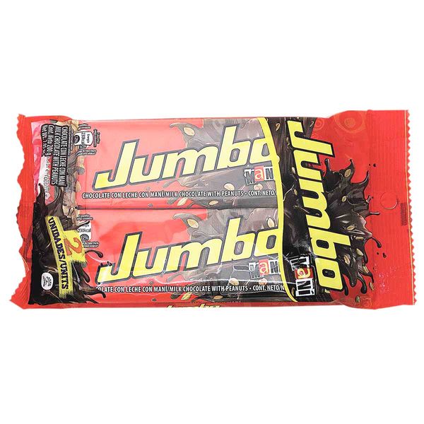 Chocolatina Jumbo Maní 2 Und x 100 G c/u