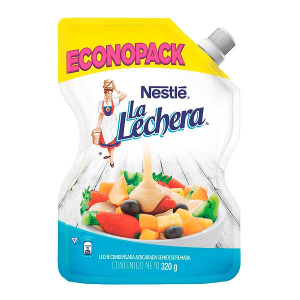 Leche Condensada La Lechera Bolsa x 320 G