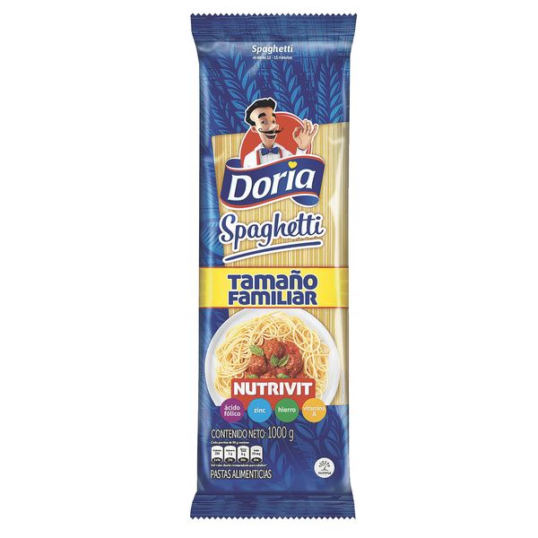 Pasta Clásica Spaghetti Doria x 1000 G.