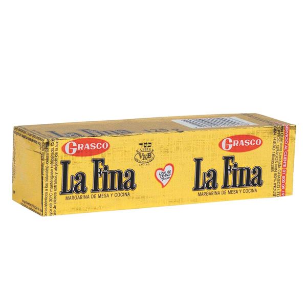 Margarina La Fina en Barra x 125 G