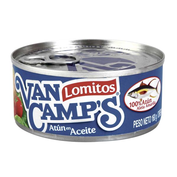 Atún Van Camps Lomitos Aceite x 160 G