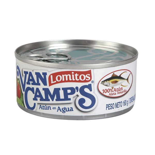 Atún Van Camps Lomitos Agua x 160 G