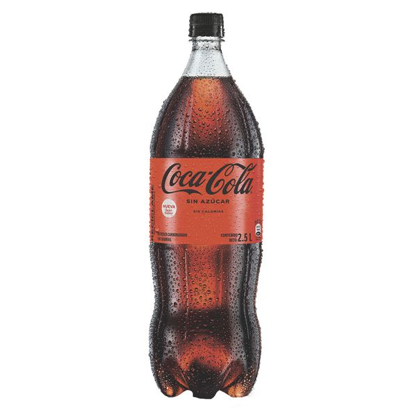 Gaseosa Coca-Cola Sin Azúcar Pet x 2.5 L