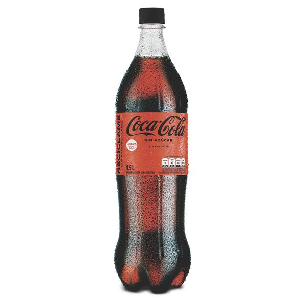 Gaseosa Coca-Cola Sin Azúcar Pet x 1.5 L