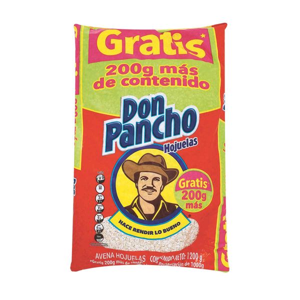 Avena Don Pancho Hojuelas x 1000 G Gratis 200 G