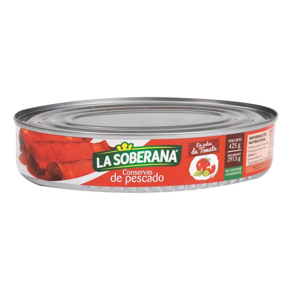 La Soberana Sardinas en Salsa de Tomate x 425 G