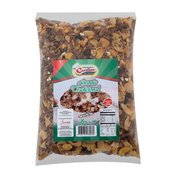 Granola Tradicional Carolina Sabor Especial 500 G