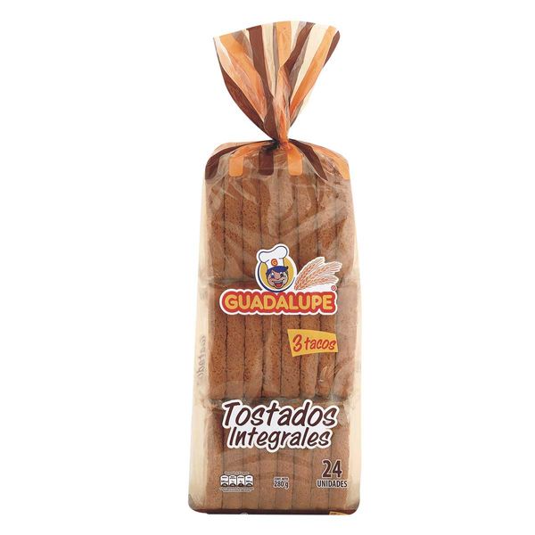Tostados Integral Guadalupe 24 Und x 280 G