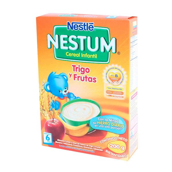 Cereal Infantil Nestum Trigo Frutas x 200 G