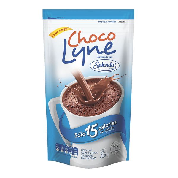 Chocolate Con Splenda Instantáneo Chocolyne X 200 G.