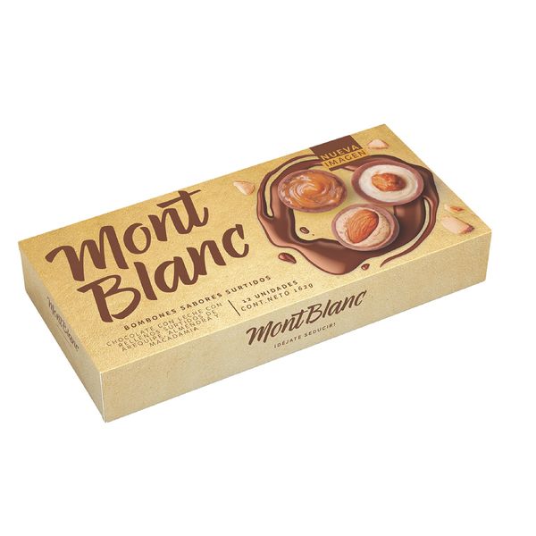 Estuche Mont Blanc Bombones Surtidos x 12 Und x 162 G
