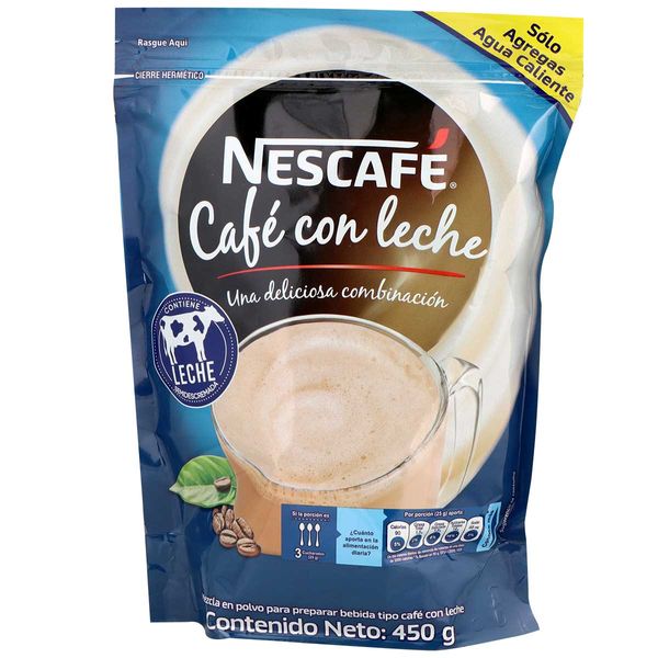 Nescafé Café con Leche Bolsa x 450 G