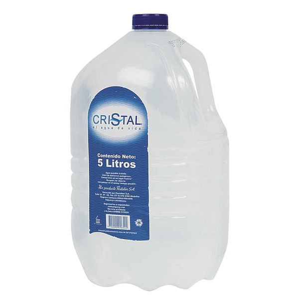 Agua Cristal Garrafa x 5 L