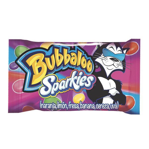 Caramelo Bubbalo Sparkies Sabores A Frutas Surtidas x 25 G
