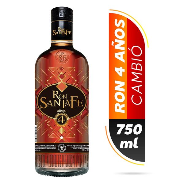 Ron Añejo Santafe x 750 Ml