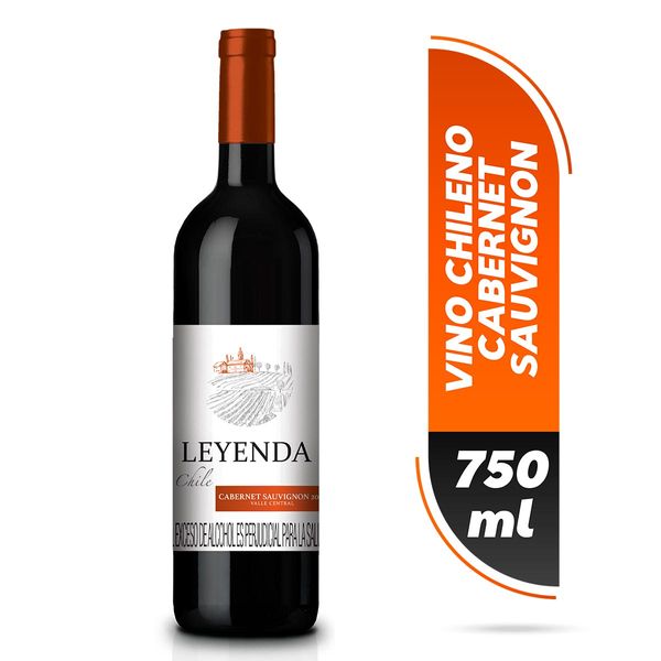 Vino Tinto Leyenda Cabernet Sauvignon Botella x 750 Ml