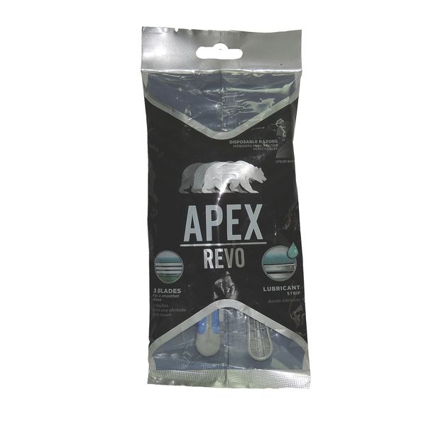Máquina de Afeitar Apex Hombre Desechable x 2 Unidades