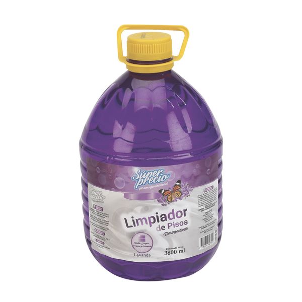 Limpiador de Pisos Desinfectante Súper Precio Lavanda x 3800 Ml