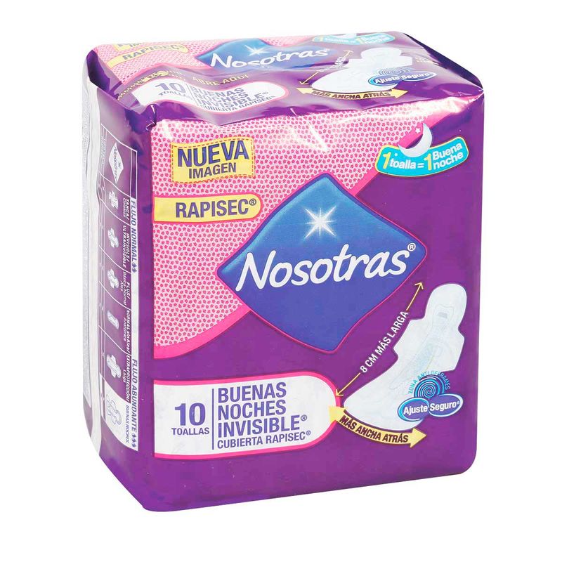 Toallas-Higienicas-Nosotras-Buenas-Noches-Invisible-Rapisec-x-10-Unidades