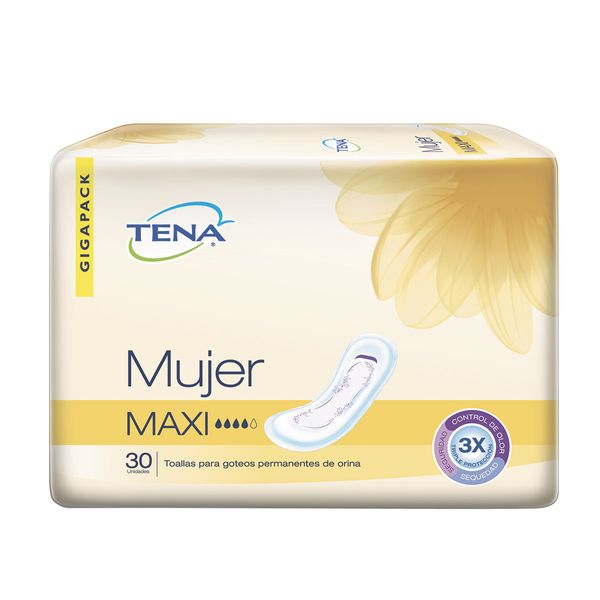 Toalla Higiénica Tena Discreet Maxi x 30 Unidades