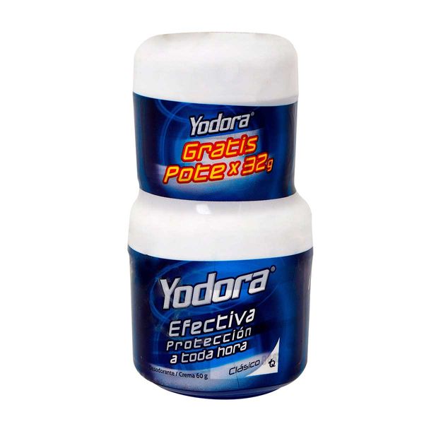 Crema Clásica Yodora x 60 G + Crema Clásica Yodora x 32 G