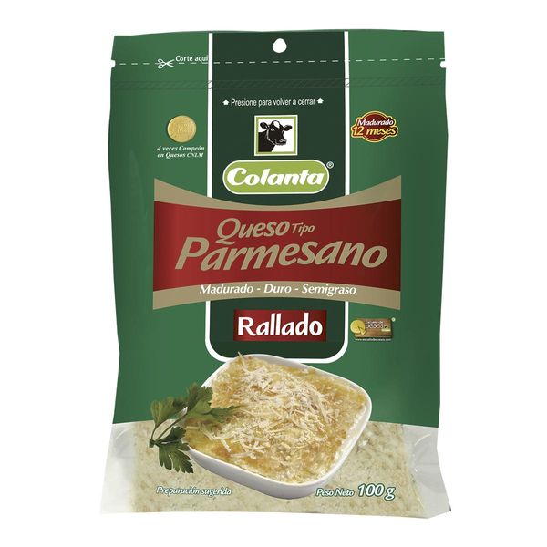 Queso Parmesano Rallado Colanta x 100Gr