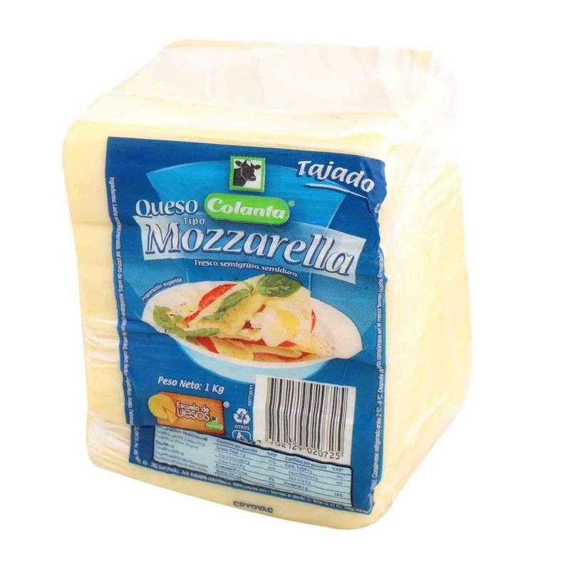 Queso-Mozarella-Tajado-Colanta-x-1000Gr