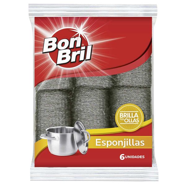 Esponjilla Bon Bril Brillo x 6 Und