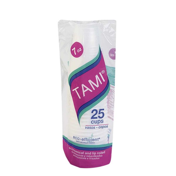 Vasos 7 Onzas Tami Opal x 25 Unidades