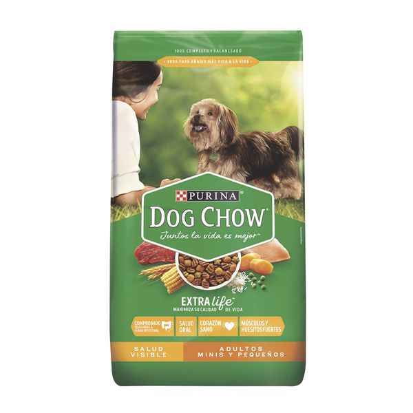 Alimento Perros Dog Chow Adultos Minis y Pequeños x 2KG