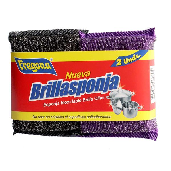 Esponjas Fregona Brillaesponja x 2 Und