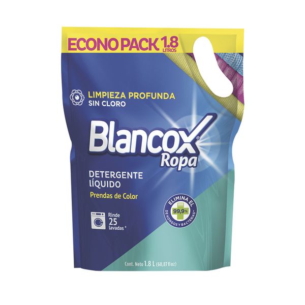 Detergente Líquido Blancox Doy Pack x 1800ML