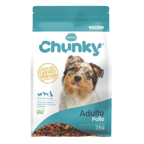 Alimento Perros Chunky Adulto Pollo x 2 KG