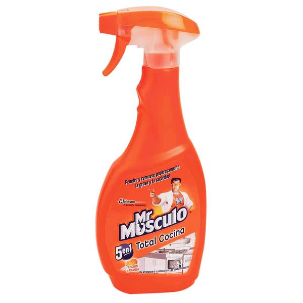 Limpiador Antigrasa Mr Musculo 5 en 1 Naranja 500 ML
