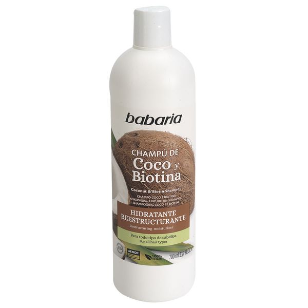 Shampoo Babaria Coco y Biotina x 700ML