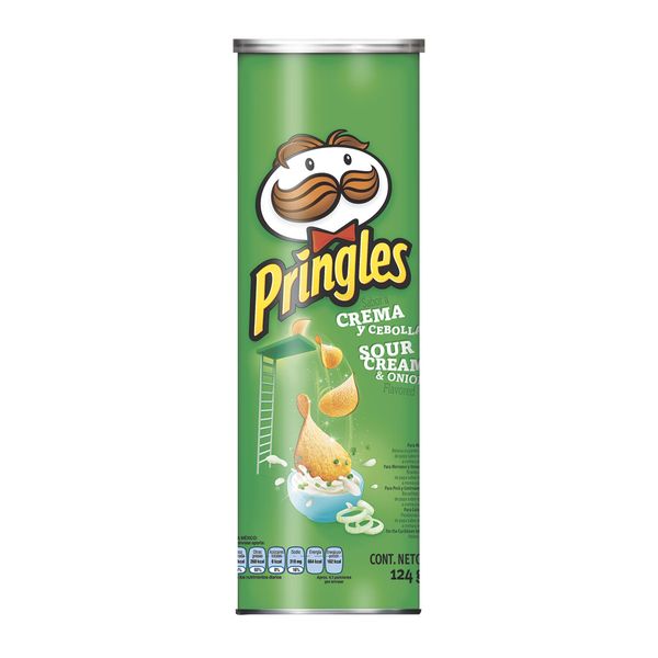 Papas Pringles Crema y Cebolla x 124 G