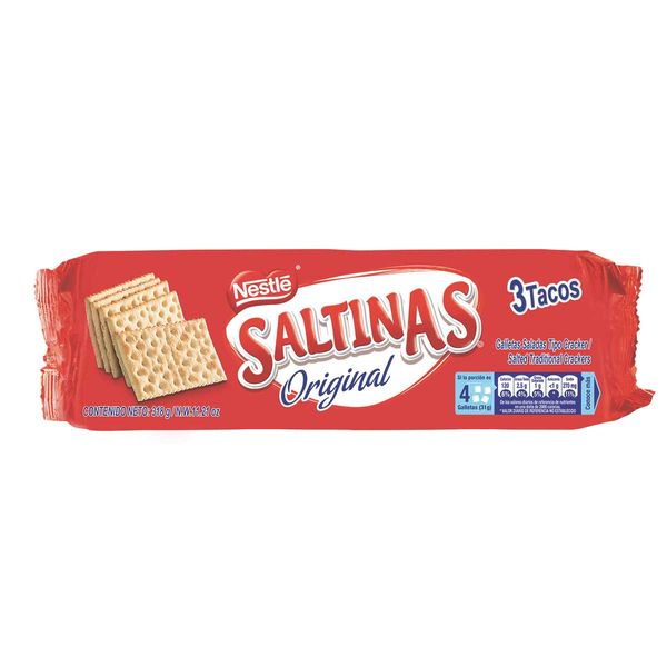 Galletas Saltinas Original 3 Tacos x 318 G