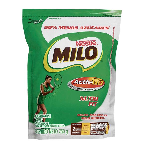Milo Activ-Go Bajo en Azúcar x 750 G