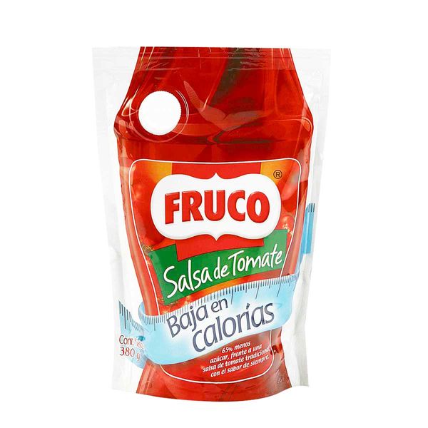 Salsa de Tomate Fruco Baja en Calorías x 380 G